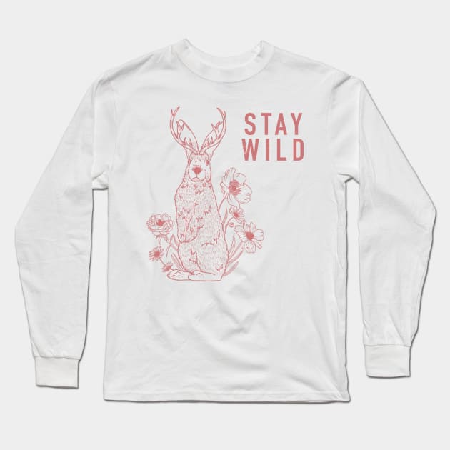 Stay Wild Long Sleeve T-Shirt by Annabalynne